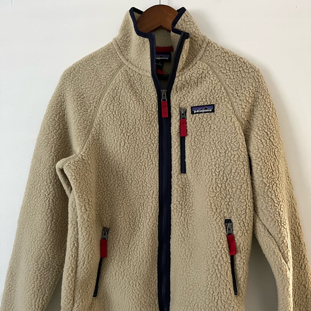Men's Retro Pile Fleece Jacket - Picture 1 of 2